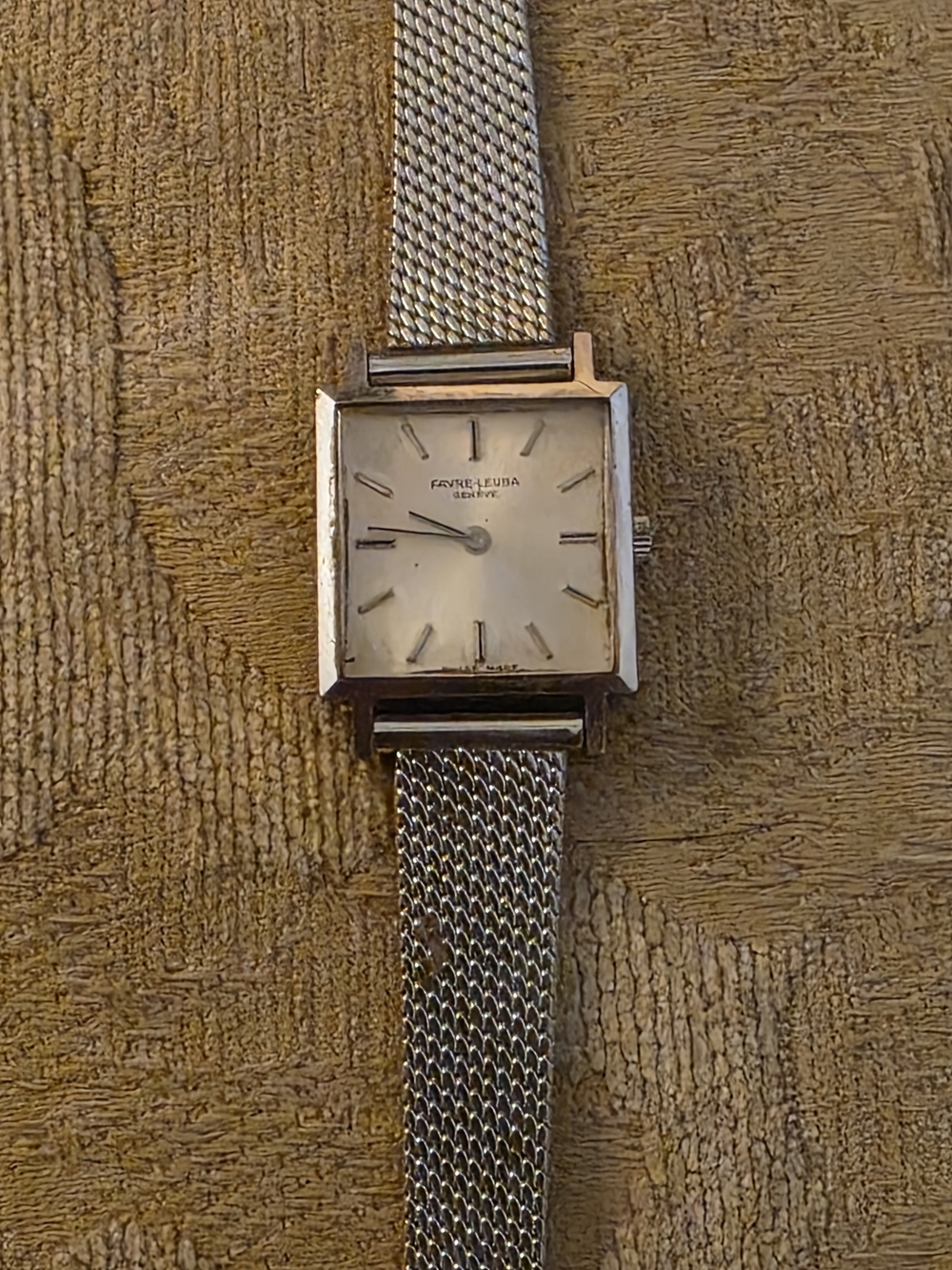 Silver Tone Mesh Bracelet Women's Watch